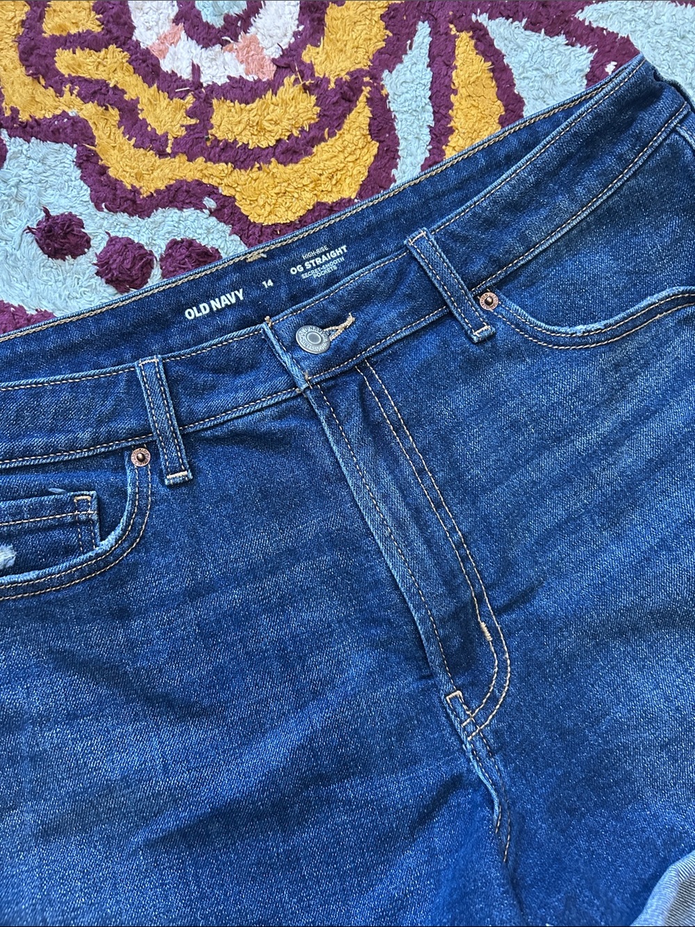 Old Navy Indigo Jean cut-off